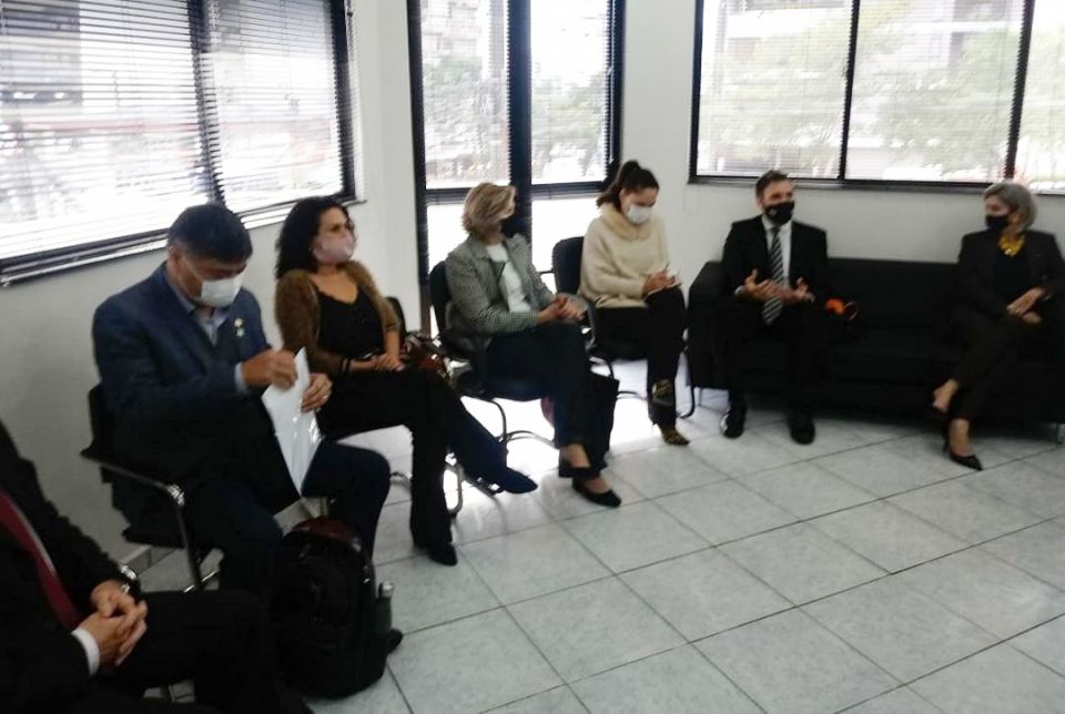 MB Comunicao Empresarial e Organizacional - Presidente da ACIC participou do encontro (Foto: Polcia Civil de SC).