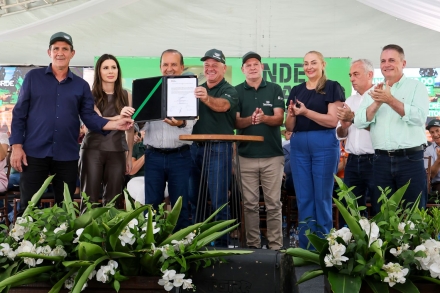 MB Comunica��o Empresarial e Organizacional - O evento ocorreu durante a abertura da Tecnoeste 2026, em Conc�rdia. (Foto: Roberto Zacarias/Secom GOVSC)