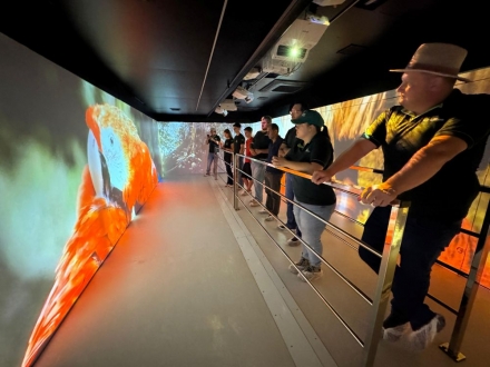 MB Comunica��o Empresarial e Organizacional - O ambiente imersivo proporcionou uma �viagem� pelo universo do agro hist�ria dos alimentos.