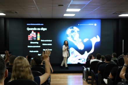 MB Comunica��o Empresarial e Organizacional - Idealizado pelo Sebrae Startups de Santa Catarina e cocriado com o ecossistema local, o Meetup Startup SC reuniu palestrantes refer�ncia em empreendedorismo e tecnologia, al�m de momentos para networking e conex�o entre participantes. (Foto: Bruna Roman/MB Comunica��o)