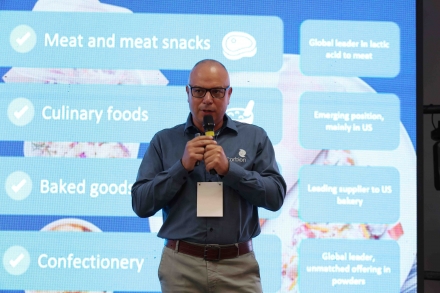 MB Comunica��o Empresarial e Organizacional - Representante da Corbion, Msc. Jo�o Yunes. (Foto: Alessandra Favretto/MB Comunica��o)