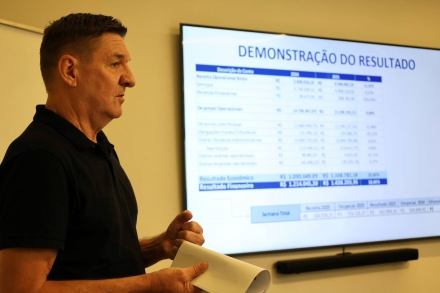 MB Comunica��o Empresarial e Organizacional - Diretor financeiro Renato Behm apresentou os resultados (Keli Magri/MB Comunica��o)