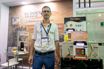 MB Comunica��o Empresarial e Organizacional - Sudoeste Balan�as participa pela segunda vez da feira. (Foto: Suellen Santin/MB Comunica��o)