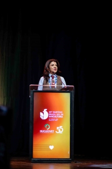 MB Comunica��o Empresarial e Organizacional - Na avalia��o da presidente do Nucleovet, Alet�ia Britto da Silveira Balestrin, o evento superou as expectativas. (Foto: Suellen Santin/MB Comunica��o)