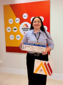 MB Comunica��o Empresarial e Organizacional - Entre as demais unidades da Aurora Coop, a vencedora foi Diana Graminho, da matriz, em Chapec�/SC