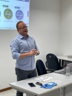 MB Comunica��o Empresarial e Organizacional - Gerente regional do Sebrae/SC, no extremo oeste, Udo Martin Trennepohl. (Foto: Marcos Meller/MB Comunica��o)