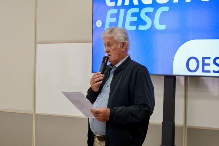 MB Comunica��o Empresarial e Organizacional - Vice-presidente da FIESC para a regi�o Oeste, Waldemar Ant�nio Schmitz. (Foto: MB Comunica��o/Sara Bellaver)