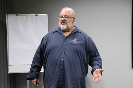 MB Comunica��o Empresarial e Organizacional - Palestra �Ind�stria 360�: o choque de realidade�, ministrada por Valdecir de Moura. (Foto: Karina Ogliari/MB Comunica��o)