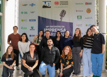 MB Comunica��o Empresarial e Organizacional - Alunos dos cursos de Cinema e Jornalismo da Unochapec�