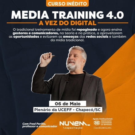 MB Comunicao Empresarial e Organizacional - O treinamento tem o apoio institucional da Associao Catarinense de Imprensa.